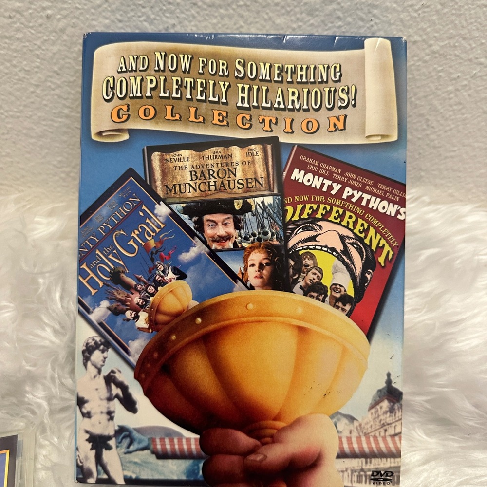 Monty Python Completely Hilarious Collection 3 DVD Set Holy Grail Munchausen